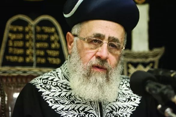 Le Grand Rabbin d'Israël Yitshak Yossef autorise le port du masque le Shabbat