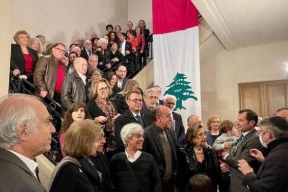 L’ambassadeur libanais à Paris accueille les juifs du pays du Cèdre expatriés